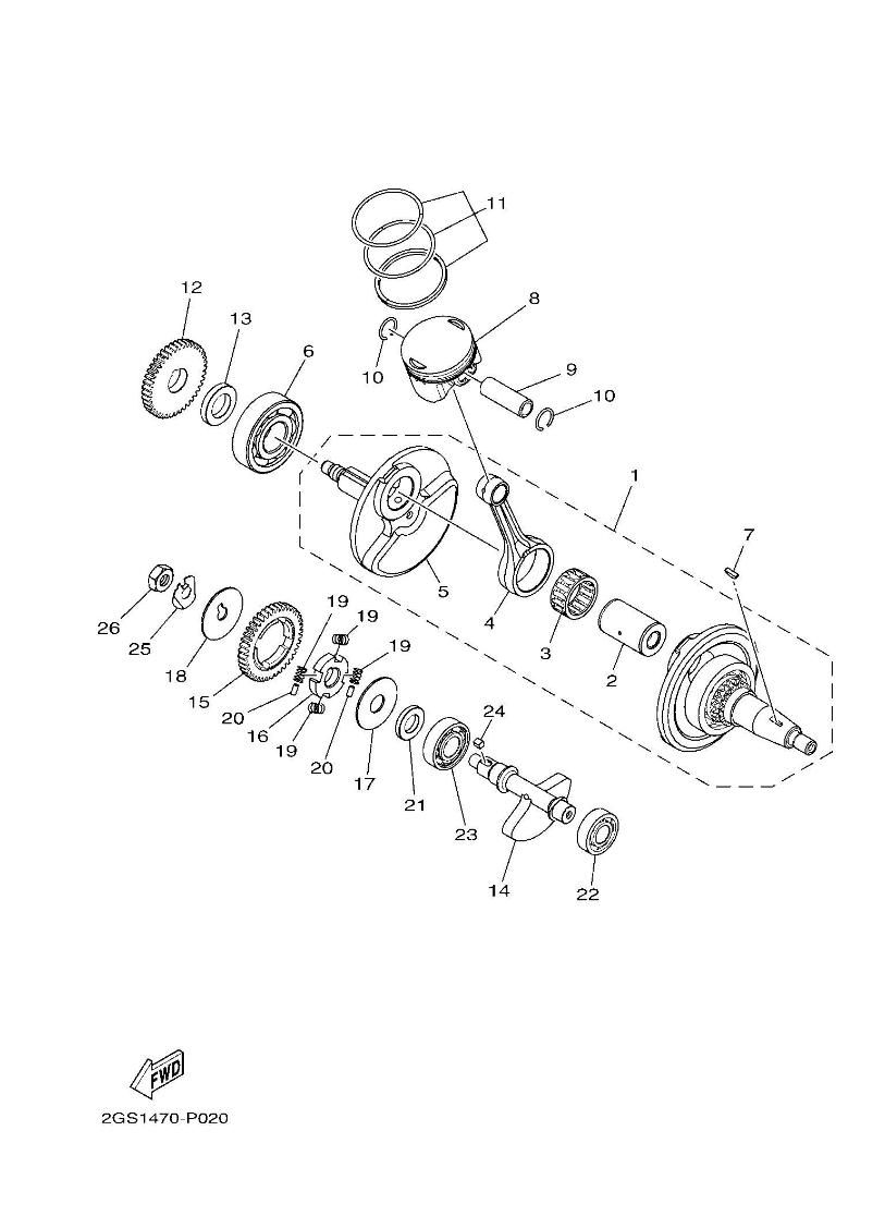 CRANKSHAFT & PISTON